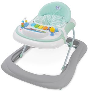 הליכון ישיבה לתינוק BELL עם 3 מצבי גובה, אורות וצלילים - מנטה