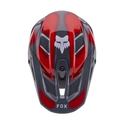 קסדת פוקס אפור / אדום - FOX V3 VOLTAILE V24