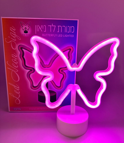 מנורת ניאון Neon - פרפר