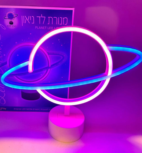 מנורת ניאון Neon - כוכב לכת