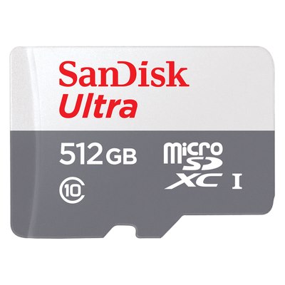 כרטיס זיכרון סנדיסק מיקרו SanDisk Ultra Micro SDXC SDSQUNR-512G-GN6TA 512GB Micro SD
