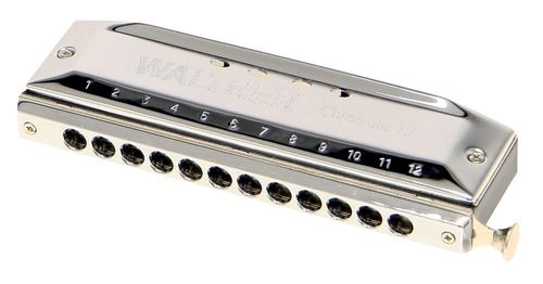 מפוחית כרומטית WALTHER בסולם דו מז'ור + נרתיק נשיאה סינטטי 798525 מבית GEWA (Germany)