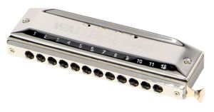 מפוחית כרומטית WALTHER בסולם דו מז'ור + נרתיק נשיאה סינטטי 798525 מבית GEWA (Germany)