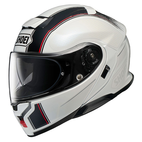 קסדה נפתחת לאופנוע SHOEI NEOTEC 3 SATORI TC 6 לבן\שחור