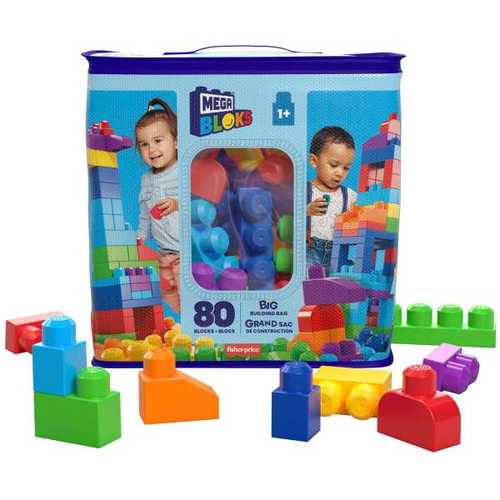 מגה בלוקס תיק 80 חלקים קלאסי