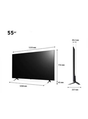 טלוויזיה LG Quantum Dot 55QNED756RB 4K ‏‏