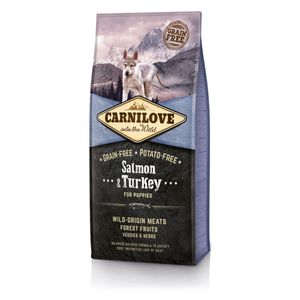 קרנילאב מזון לגורים סלמון והודו 12 ק"ג Carnilove Salmon and Turkey