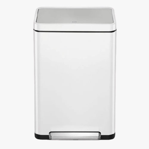פח אשפה רגלית EKO X-CUBE 45L בצבע לבן