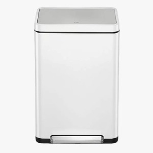 פח אשפה רגלית EKO X-CUBE 45L בצבע לבן