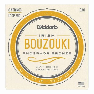 מיתרים לבוזוקי דדריו –  EJ81 Irish Bouzouki Strings