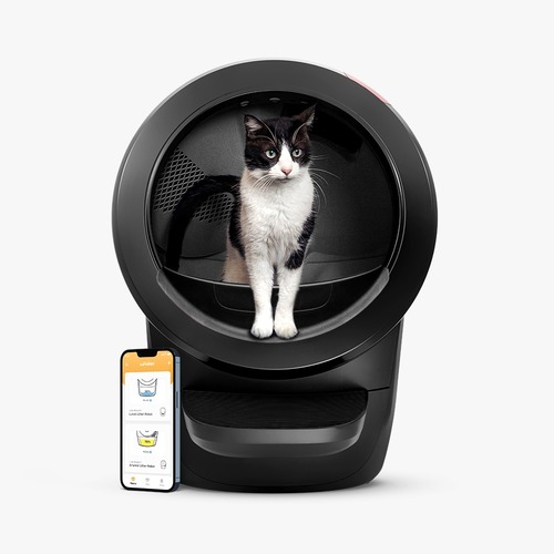 שירותים רובוטים לחתול דגם Litter Robot 4 צבע שחור