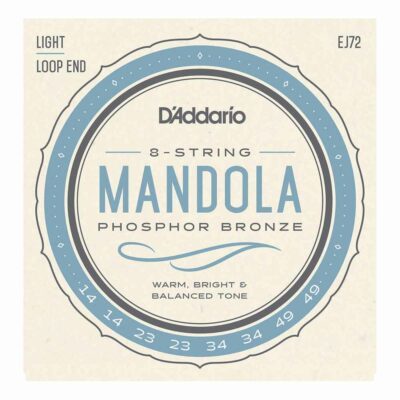 מיתרים למנדולה דדריו – 14-49 – Daddario EJ72 Phosphor Bronze Mandola Strings Light