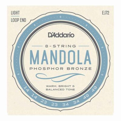 מיתרים למנדולה דדריו – 14-49 – Daddario EJ72 Phosphor Bronze Mandola Strings Light