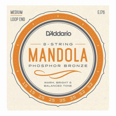מיתרים למנדולה דדריו – 15-52 –  EJ76 Phosphor Bronze Mandola Strings Medium
