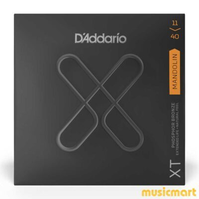 מיתרים למנדולינה דדריו – 11-40 –  XTM1140 Coated Phosphor Bronze Mandolin Strings Medium