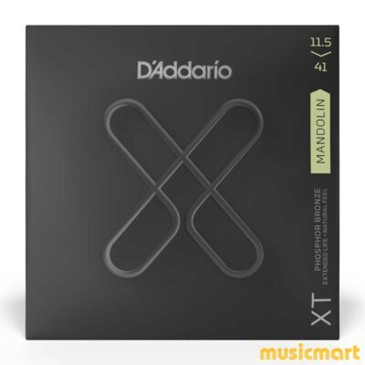 מיתרים למנדולינה דדריו – 11.5-41 –  XTM11541 Coated Phosphor Bronze Mandolin Strings Custom Medium/Heavy
