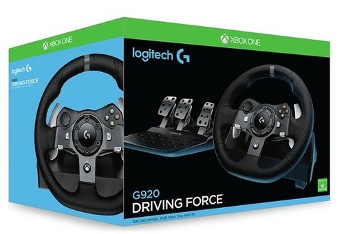 הגה מרוצים ודוושות Logitech G G920 Driving Force לקונסולות Xbox, PC