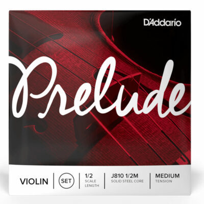 מיתרים לכינור דדריו – Daddario J810 1/2M Prelude VIOLIN String Set