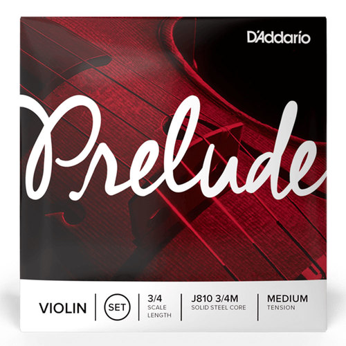 מיתרים לכינור דדריו –  J810 3/4M Prelude VIOLIN String Set