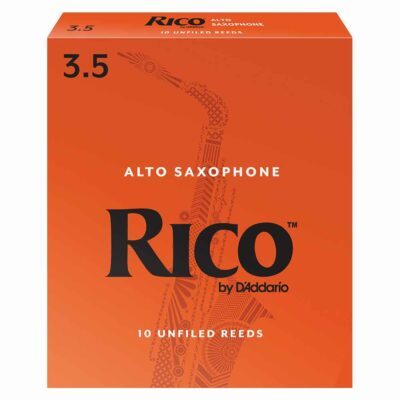 10 עלים לסקסופון אלט מס' 3.5 ריקו –  RJA1035 Alto Saxophone 3.5 Reeds 10Pack