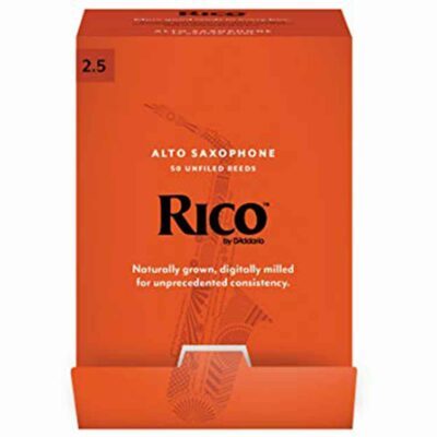 50 עלים לסקסופון אלט מס' 2.5 ריקו – RJA0125-B50 Alto Saxophone 2.5 Reeds 50Pack