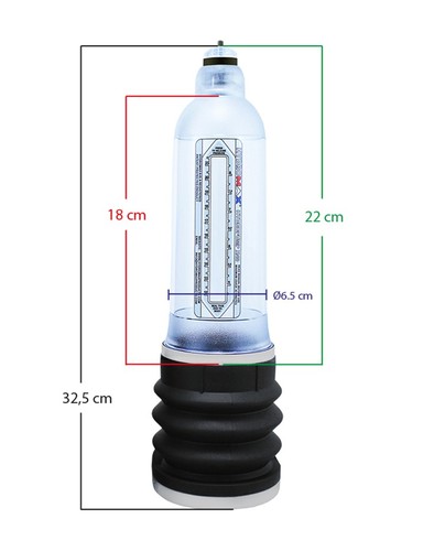 משאבת פין יוקרתית Hydroextreme 9 Clear Pump  