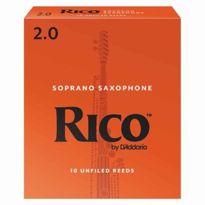 10 עלים לסקסופון סופרן מס' 2.0 ריקו – RIA1020 Soprano Saxophone 2.0 Reeds 10Pack