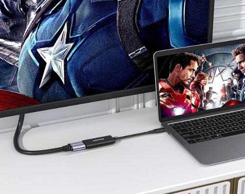 מתאם 4K 60Hz USB-C to HDMI 2.0 Adapter in Black UNITEK V1421A