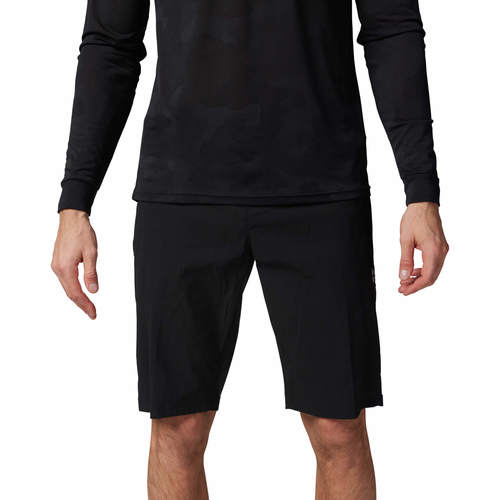מכנס רכיבה קצר פוקס שחור עם ריפוד פריק - FOX RACING RANGER SHORT W LINER V24
