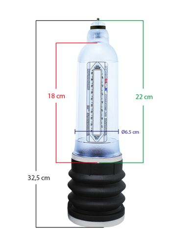 משאבת פין יוקרתית Hydroextreme 9 Clear Pump  