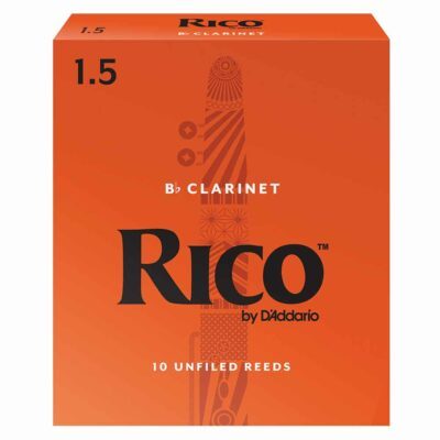 10 עלים לקלרינט סי במול מס' 1.5 ריקו –  RCA1015 Bb Clarinet 1.5 Reeds 10Pack