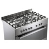 תנור משולב כיריים גז - 5 להבות Delonghi דלונגי DEMX965P-IL נירוסטה