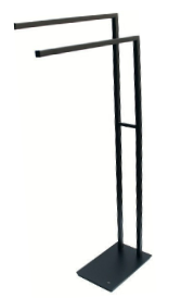 מעמד לשתי מגבות שחור מט 4301BL