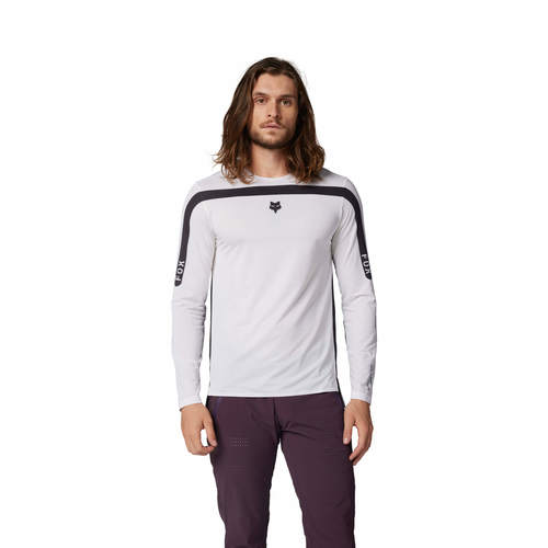 חולצת אופניים ארוכה פלקסאייר לבן - FLEXAIR LS JERSEY AVIATION V24