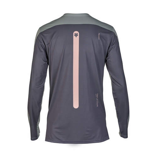 חולצת אופניים ארוכה פלקסאייר אפור / ורוד - FLEXAIR LS JERSEY AVIATION V24