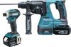 סט כלים נטען מברגה מקדחה + מברגת אימפקט עם 2 סוללות 5 אמפר ומטען - (DHR242 + DTD172) 18V BL