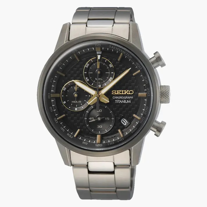 שעון SEIKO כרונוגרף לגבר 41 ממ
