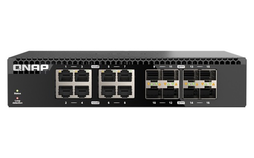 QNAP Half-width Rackmount 16-Port 10GbE Unmanaged switch