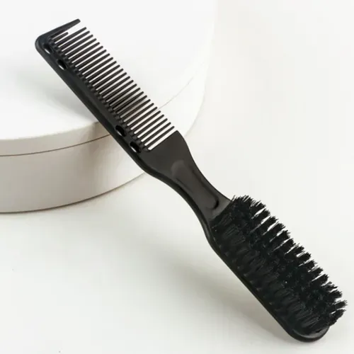 מברשת לניקוי לספרים משולבת מסרק סטרניק STERNIK COMB&BRUSH - צבע שחור 