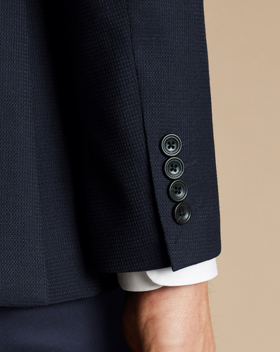 ג'קט אלגנטי - Navy proper blazer slim fit