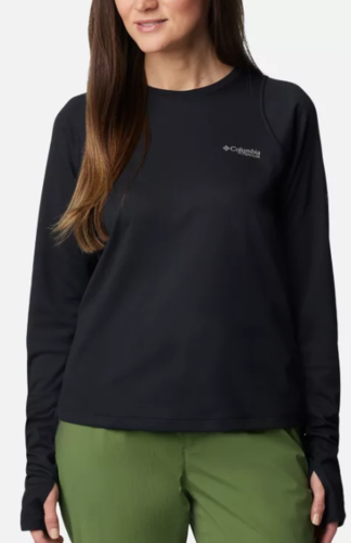חולצה לנשים SUMMIT VALLEY L/S CREW שחורה - Columbia