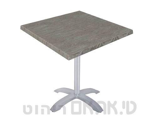 רגל כסף ופלטה מרובע