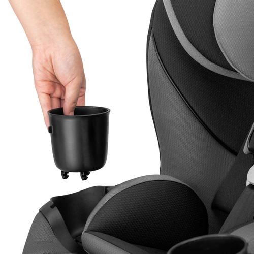 כיסא בטיחות מסתובב צר במיוחד רבולב סלים Revolve Slim 360 - שחור/אפור Obsidian Black