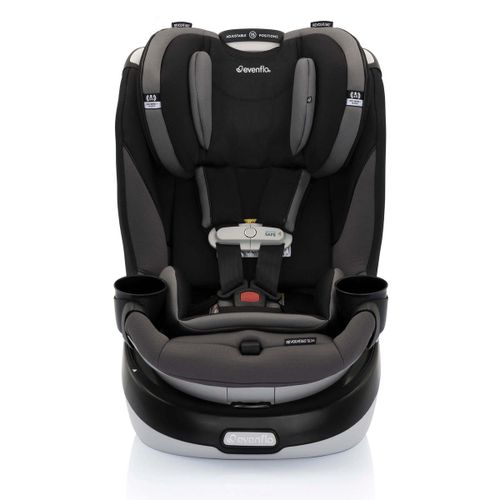 כיסא בטיחות מסתובב צר במיוחד רבולב סלים Revolve Slim 360 - שחור/אפור Obsidian Black