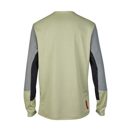 חולצת רכיבה ארוכה פוקס צהוב - FOX RACING DEFEND LS JERSEY V24 