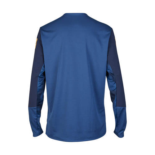 חולצת רכיבה ארוכה פוקס כחול כהה - FOX RACING DEFEND LS JERSEY TAUNT V24