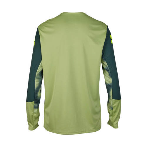חולצת רכיבה ארוכה פוקס ירוק - FOX RACING DEFEND LS JERSEY TAUNT V24