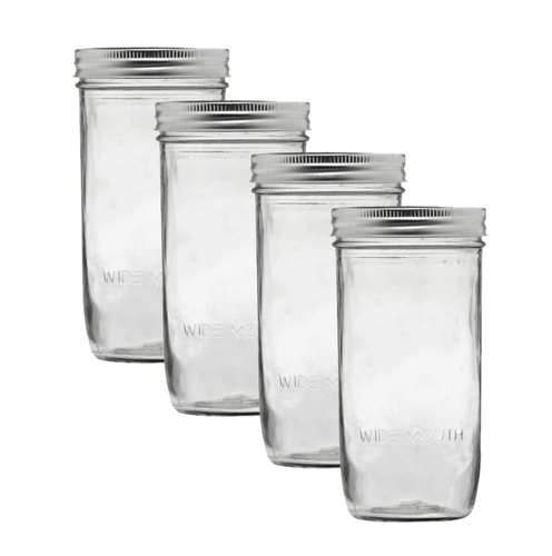 סט 4 צנצנות סו ויד sous vide jars
