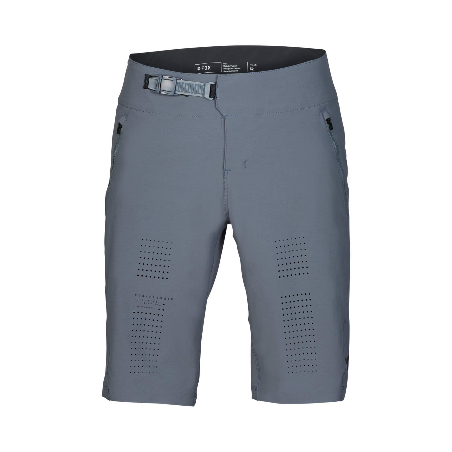 מכנס רכיבה קצר פוקס אפור עם ריפוד פריק - FOX RACING FLEXAIR W/LINER SHORTS V24