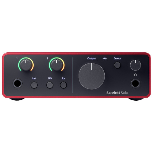 כרטיס קול Focusrite Scarlett Solo 4th Gen